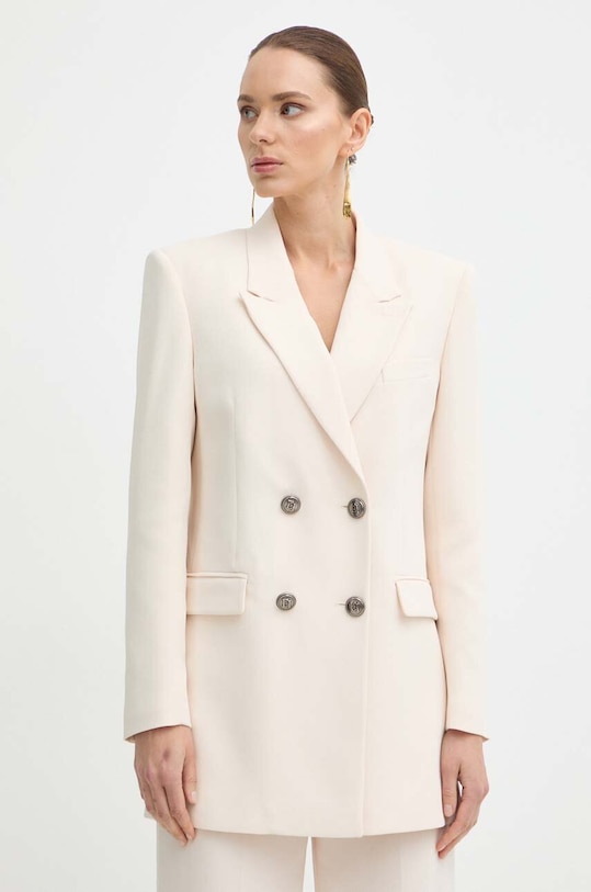 Піджак Elisabetta Franchi з підкладкою бежевий GI09542E2