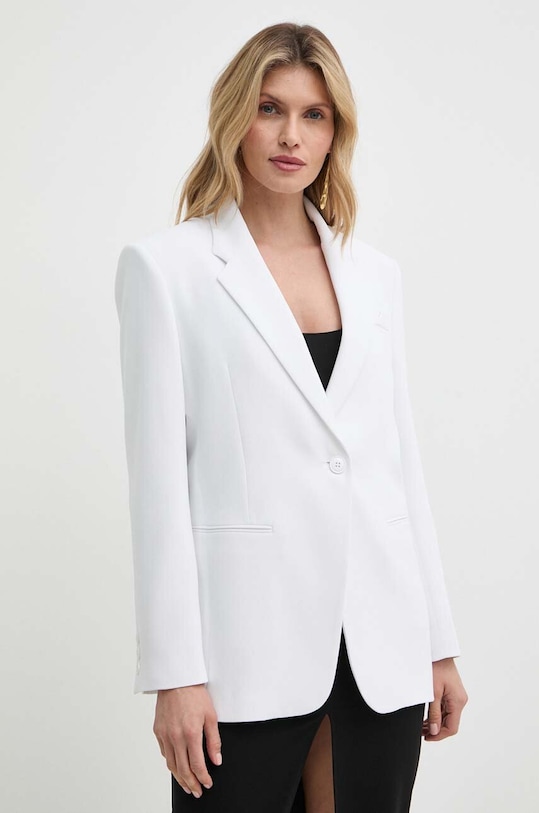 Σακάκι Elisabetta Franchi ύφασμα λευκό GI09642E2