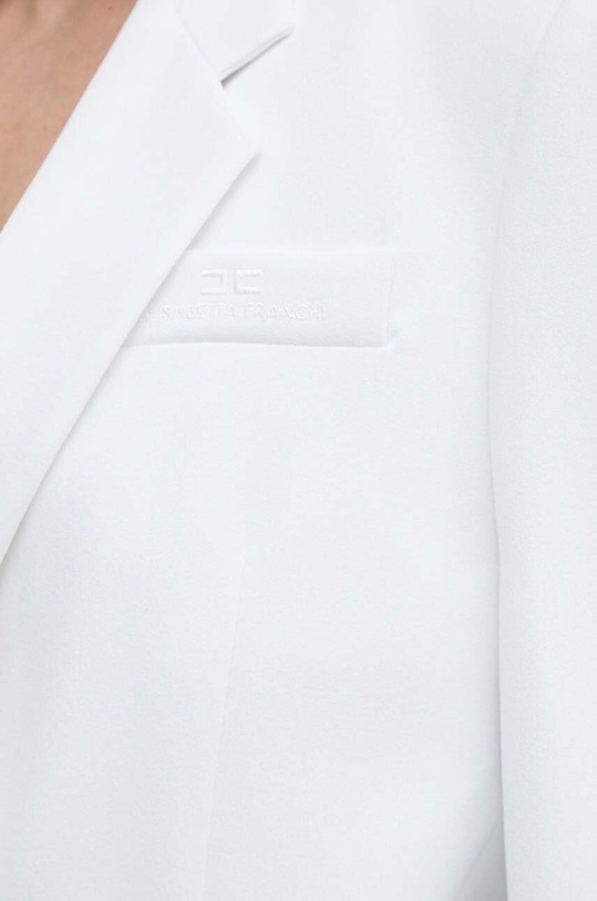 Σακάκι Elisabetta Franchi GI09642E2 λευκό