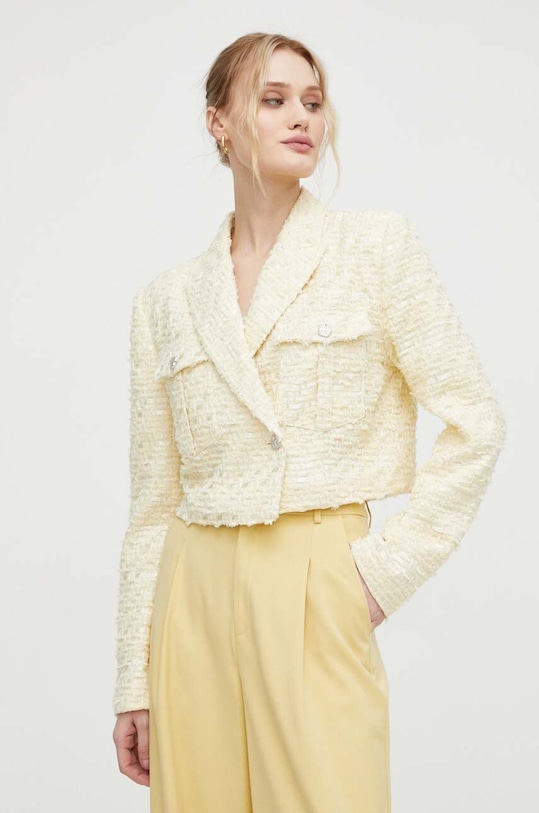 Пиджак Gestuz с подкладкой жёлтый 10908953