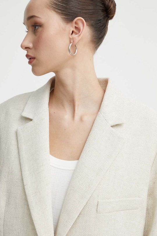 Blazer με μείγμα λινών IRO μπεζ WM07GARAZI