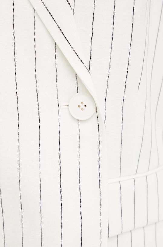 Gestuz marynarka z domieszką lnu 10909154 beżowy