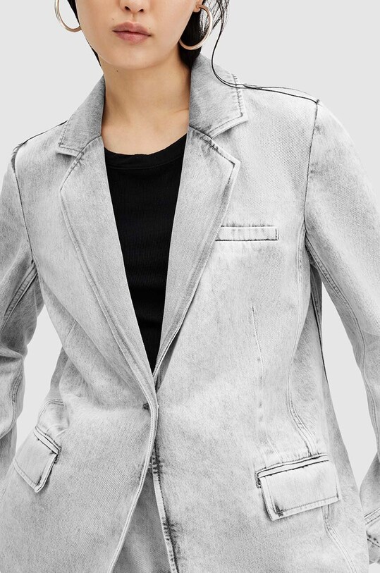 AllSaints sacou EVER DENIM WO547Z gri SS24