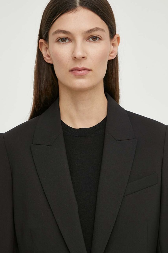 Theory geaca de lana negru H0101113