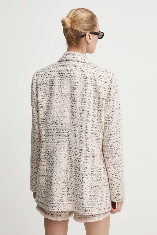 Îmbrăcăminte Bruuns Bazaar sacou din lana StickweedBBGrande blazer BBW3958 roz