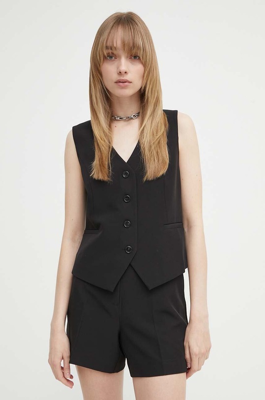 Bruuns Bazaar kamizelka RubySusBBBielle waistcoat czarny BBW4062