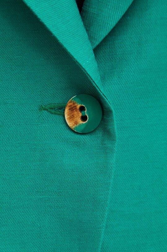 La Petite Française marynarka z domieszką lnu VOYANTE PFVOYANTE zielony