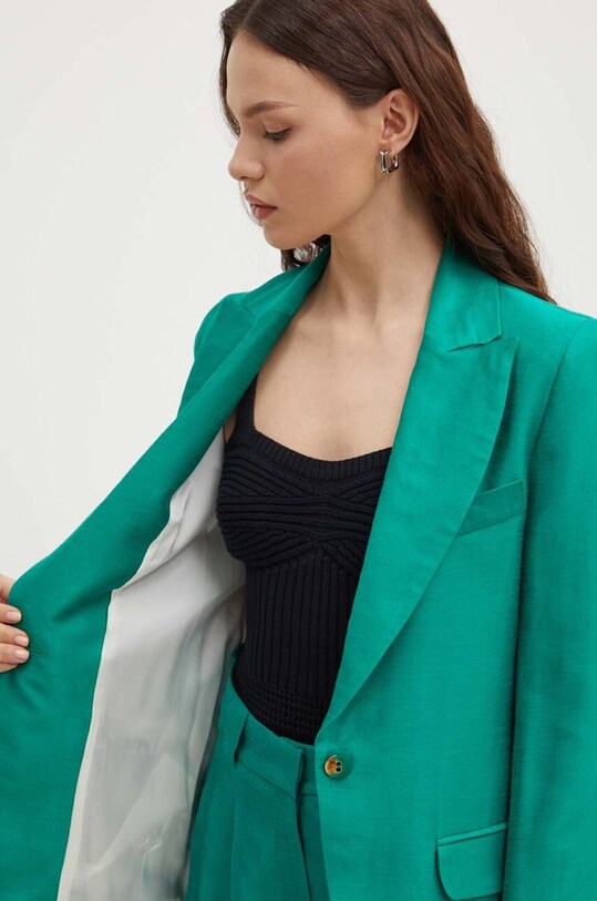 La Petite Française marynarka z domieszką lnu VOYANTE PFVOYANTE