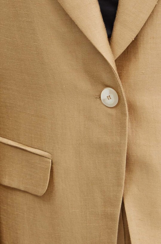 La Petite Française blazer din amestec de in VOYANTE PFVOYANTE bej