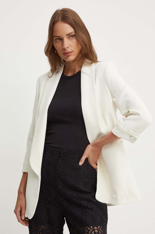 Sandro Ferrone marynarka tkanina beżowy SFS25XBDEVELINA