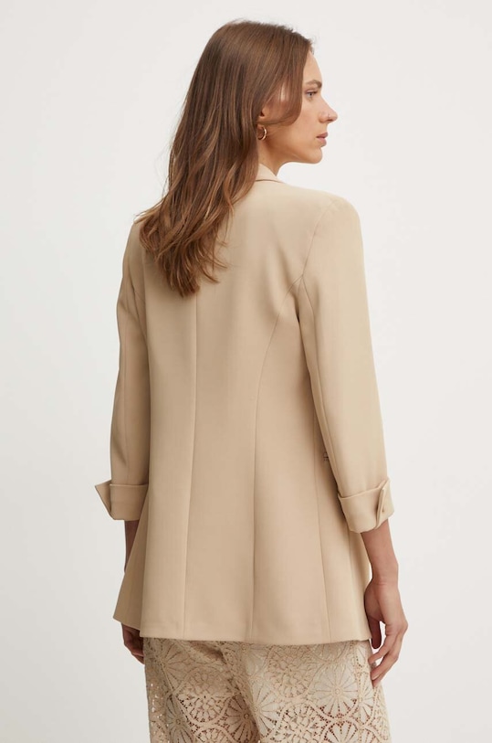 Odzież Sandro Ferrone marynarka SFS25XBDEVELINA beżowy