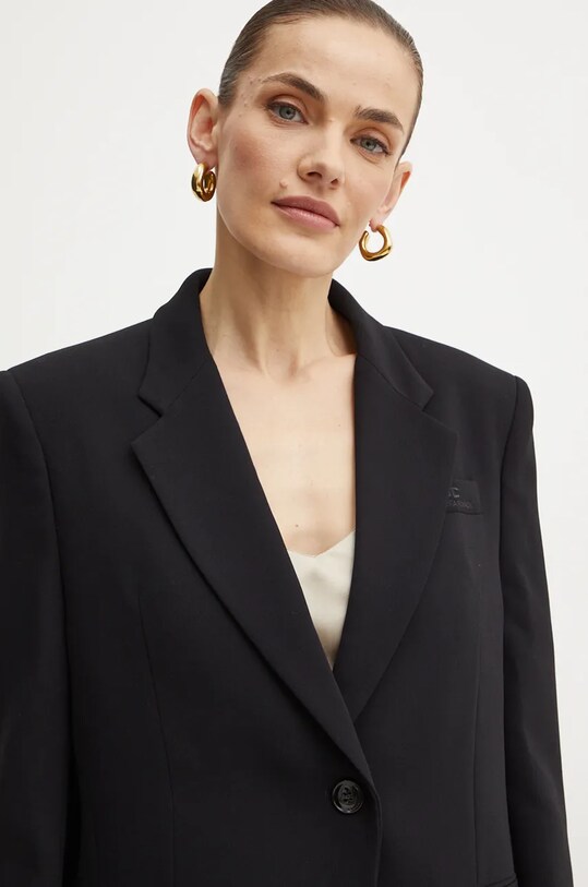 Elisabetta Franchi marynarka czarny GI09642E2.NORBLIN