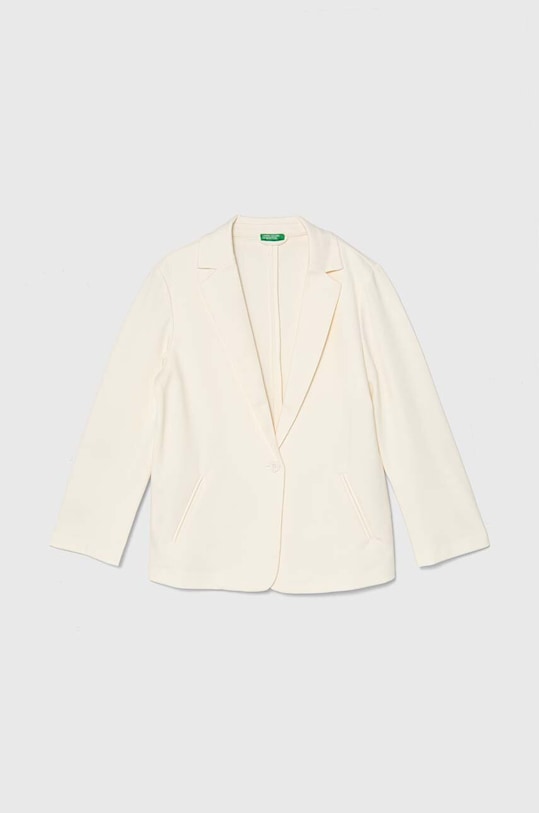 Παιδικό σακάκι United Colors of Benetton ύφασμα μπεζ 2UVCCW00B.G.Seasonal