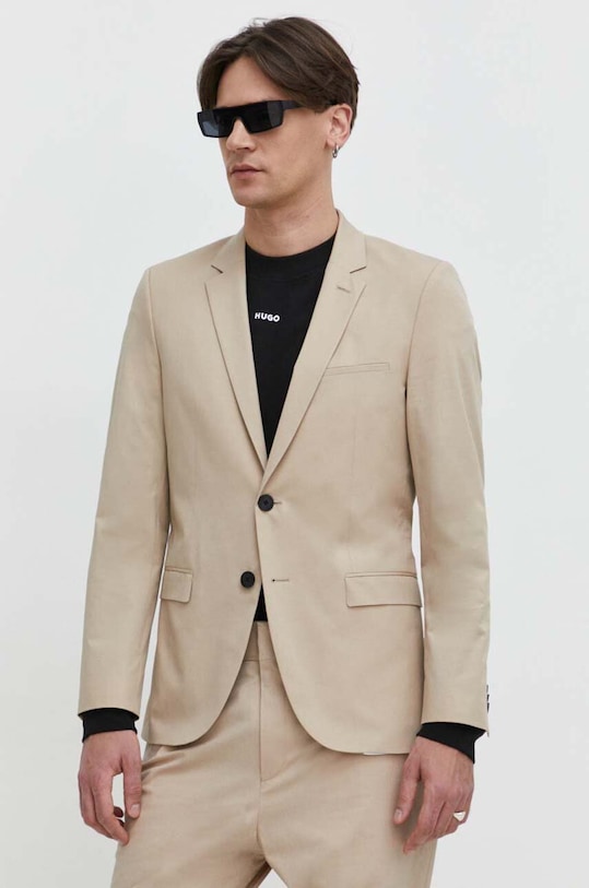 Пиджак HUGO regular бежевый 50490765