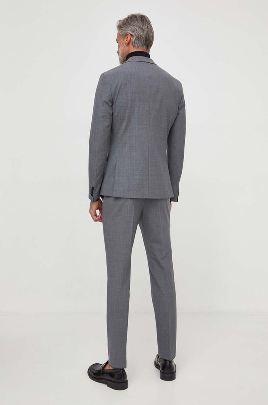 Odzież Calvin Klein marynarka wełniana K10K112935 szary