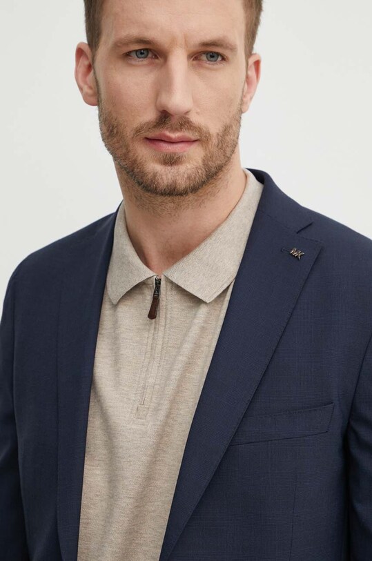 Michael Kors blazer con aggiunta di lana blu navy MK0SB01032