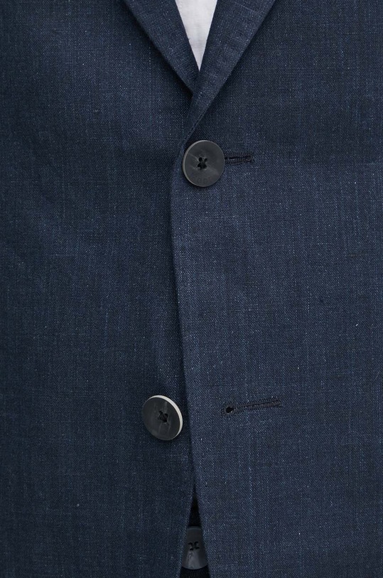 Ľanové sako Joop! Hoverest tmavomodrá 30041961