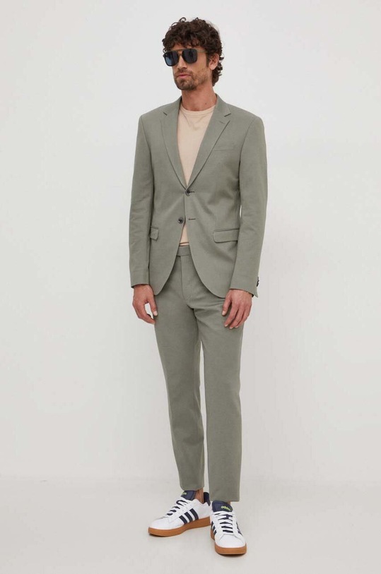 Joop! marynarka Damon 30040400 zielony SS24