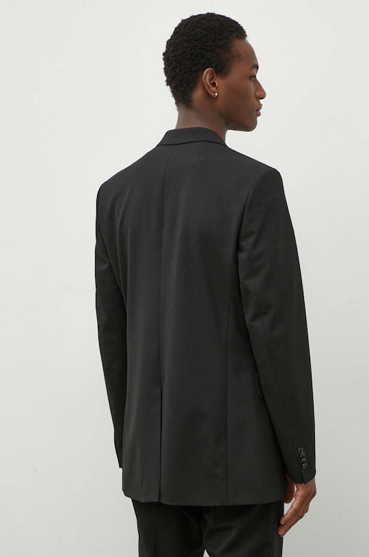 Blazer s příměsí vlny Tiger Of Sweden Jazon T72171002 černá SS24
