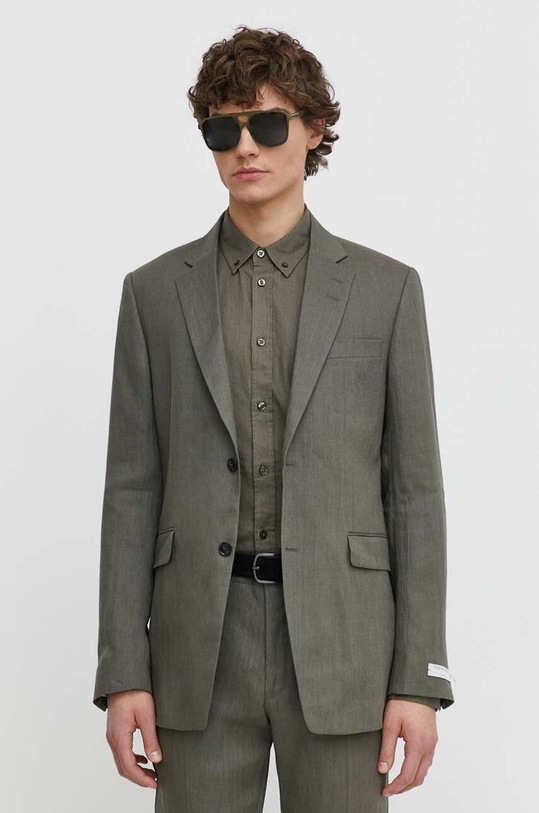 Ленено сако Tiger Of Sweden Justinn стандартна зелен T72167001