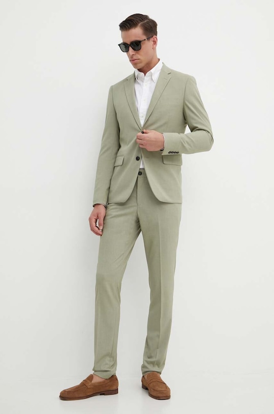 Lindbergh garnitur tkanina zielony 30.61040.DUSTYOLIVE