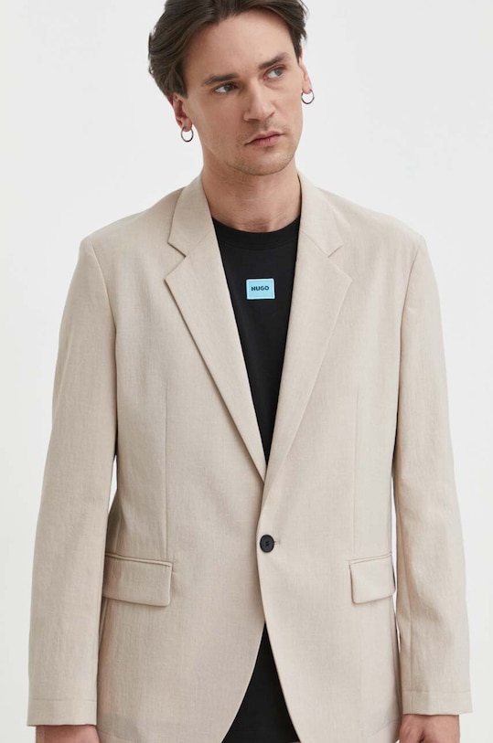 HUGO marynarka regular beżowy 50514110