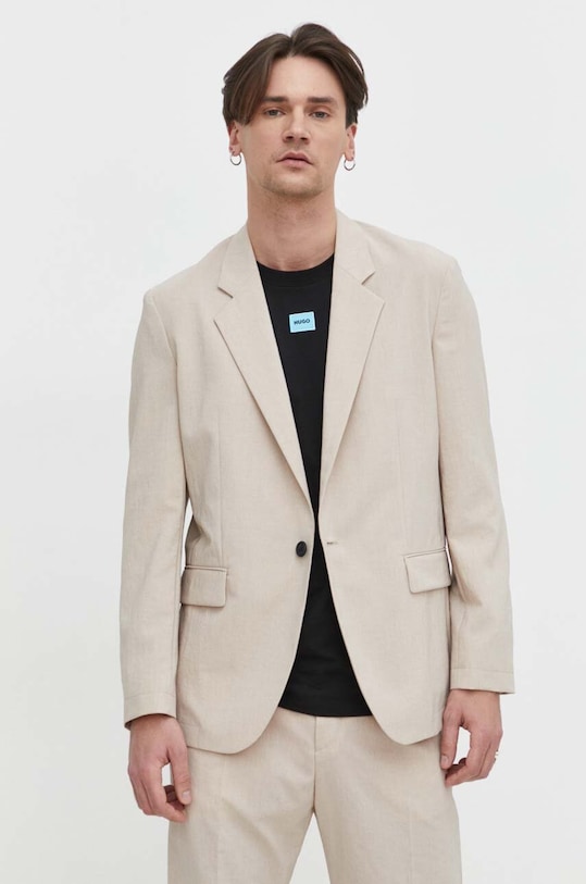 HUGO marynarka beżowy 50514110