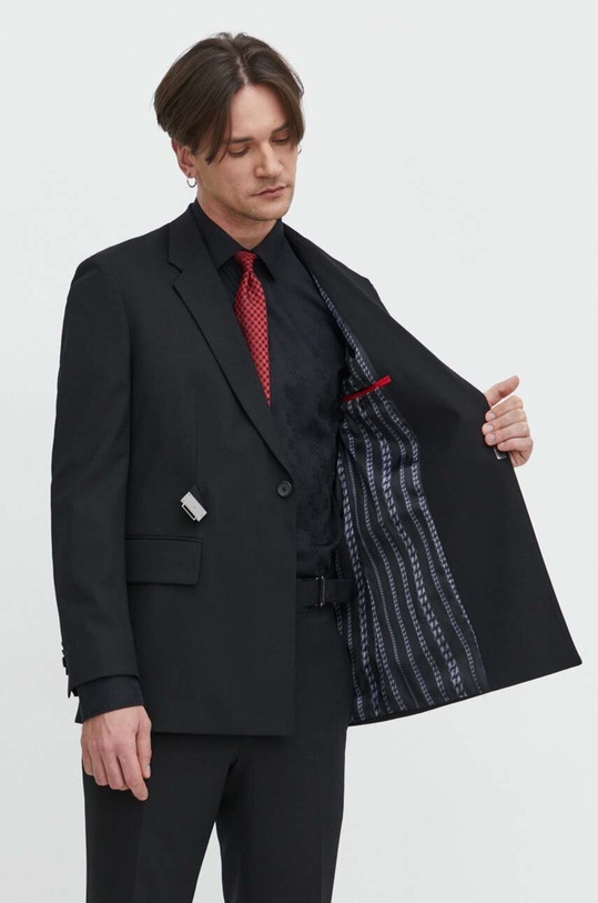 HUGO marynarka z domieszką wełny 50516038