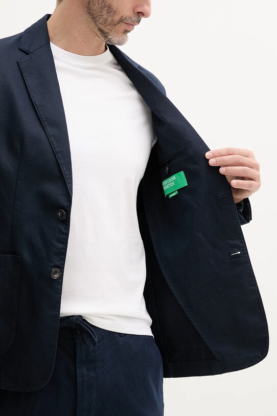 Sako s prímesou ľanu United Colors of Benetton 2YQSUW014