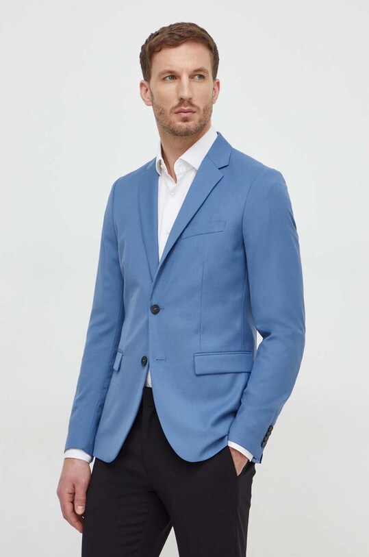 Sisley marynarka regular niebieski 2KI352Y89