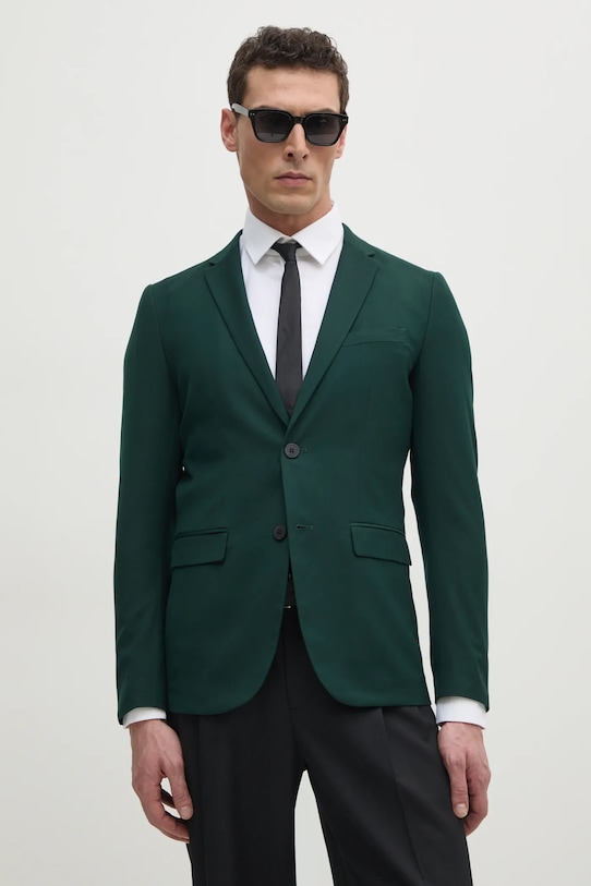 Sisley marynarka regular zielony 2KI352Y89