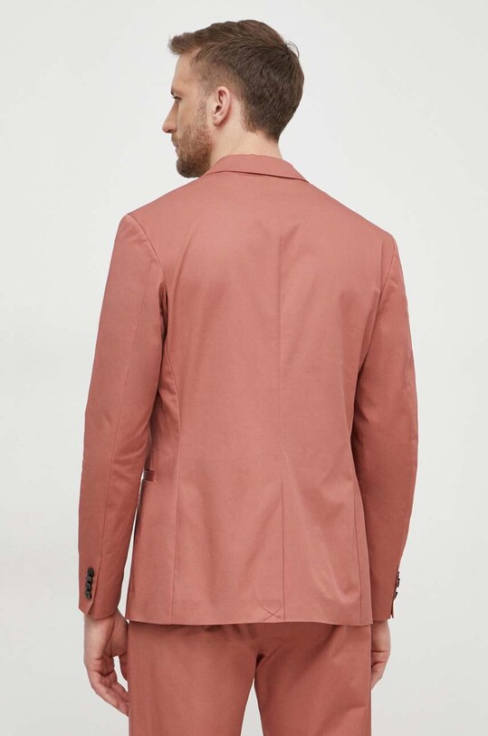 Odzież Sisley marynarka bawełniana 2FBHSW01J różowy