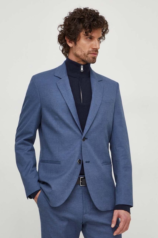 Sisley sacou cu captuseala albastru 2LAGSW01H