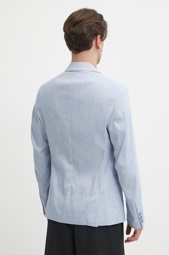 Drykorn marynarka lniana HURLEY 42298.126014 niebieski SS24