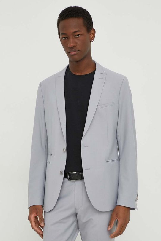 Îmbrăcăminte Drykorn sacou din lana 42333.190001 gri