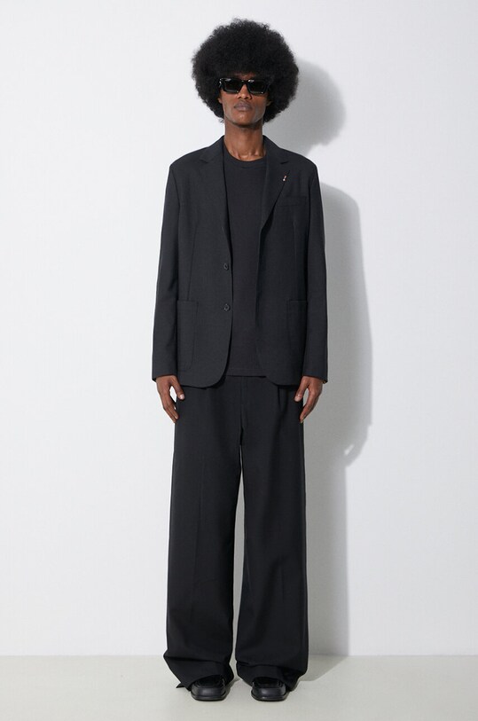 Μάλλινο σακάκι Paul Smith M1R.2151.K00001 μαύρο SS24
