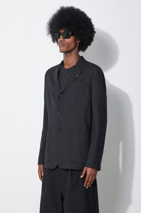Μάλλινο σακάκι Paul Smith μαύρο M1R.2151.K00001