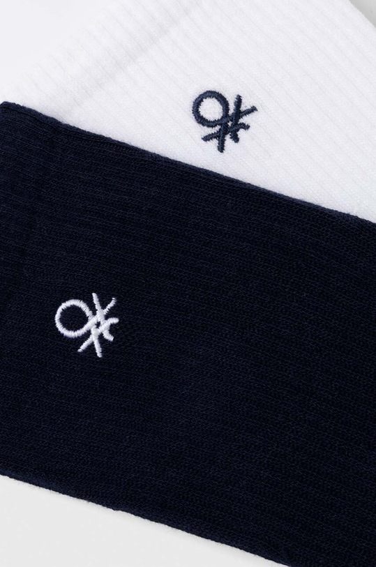 United Colors of Benetton skarpetki dziecięce 2-pack 6AO30702A.B.G.Seasonal biały SS24