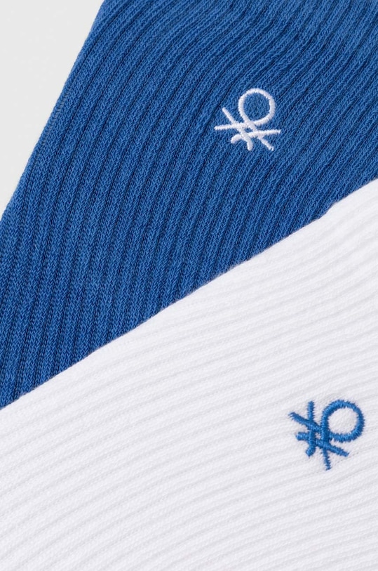 United Colors of Benetton skarpetki dziecięce 2-pack 6AO30702A.B.G.Seasonal niebieski SS24