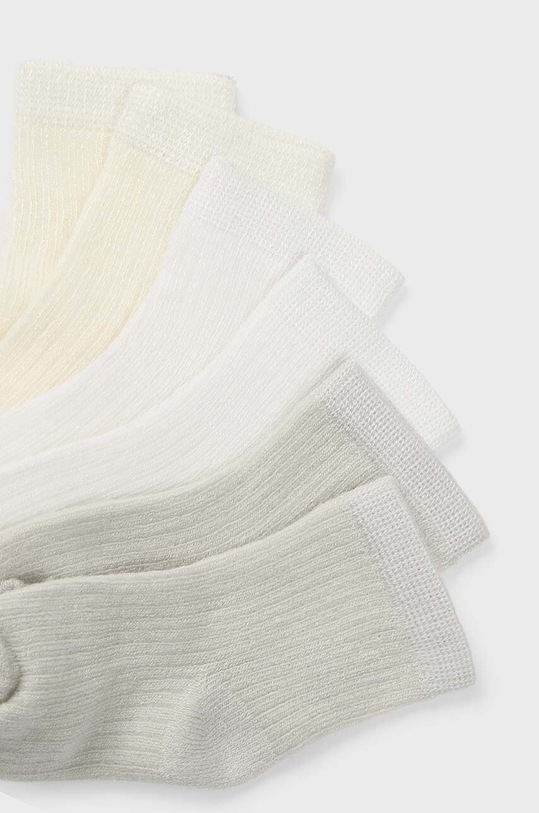 Mayoral Newborn skarpetki niemowlęce 6-pack 9707.1C.Newborn.PPYH beżowy SS24