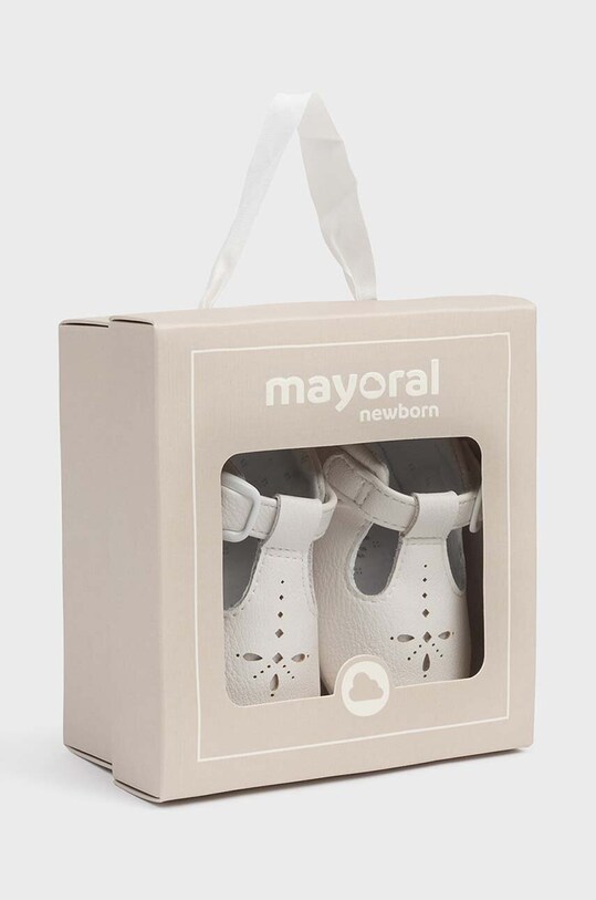 Mayoral Newborn papuci bebe 9737.1M.Newborn.PPYH alb