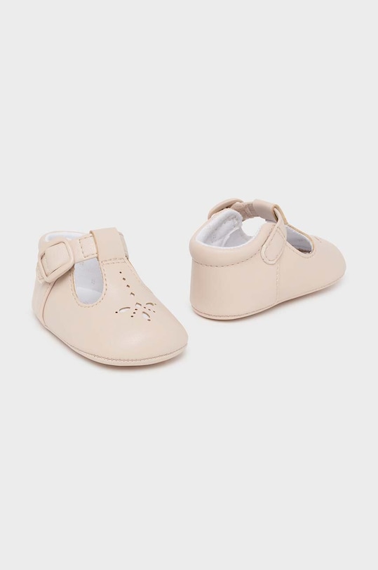 Mayoral Newborn buty niemowlęce nieocieplane beżowy 9737.1M.Newborn.PPYH