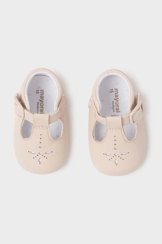 Chłopiec Mayoral Newborn buty niemowlęce 9737.1M.Newborn.PPYH beżowy