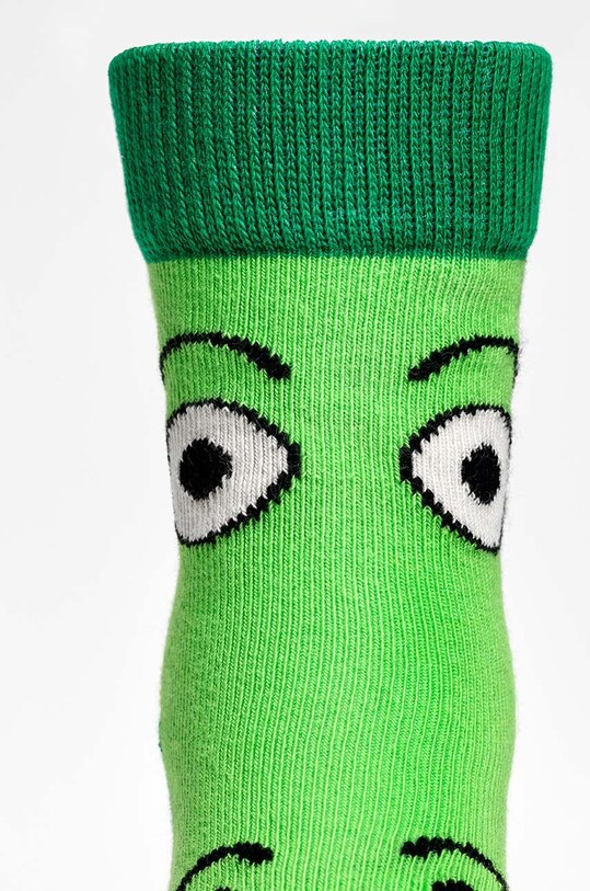 Дитячі шкарпетки Happy Socks Kids Dino Socks 2-pack зелений P000808