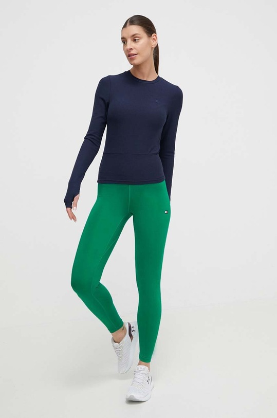Tommy Hilfiger leggings WW0WW41082 verde SS24