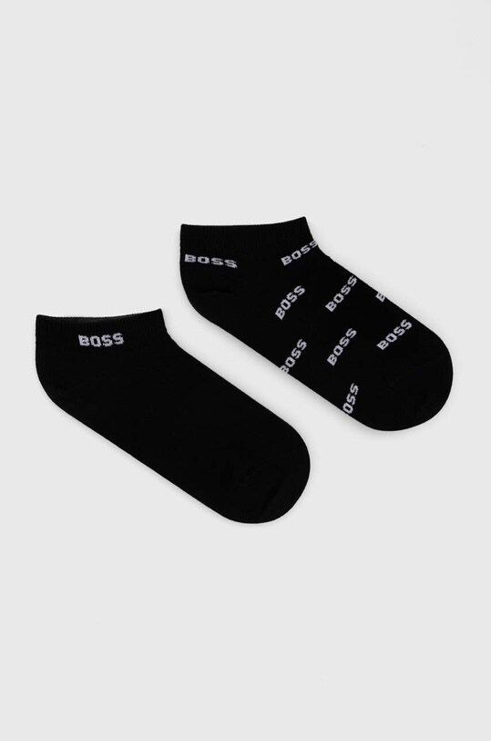 BOSS skarpetki 2-pack skarpetki krótkie czarny 50510748