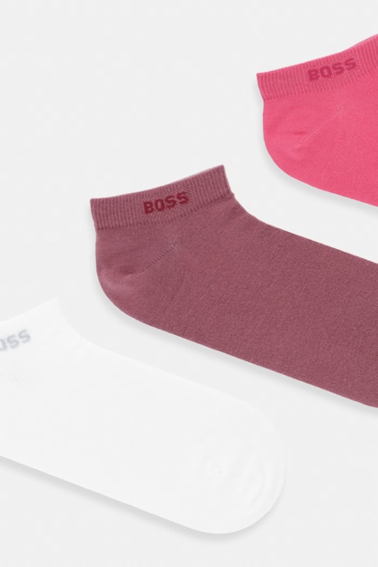 BOSS skarpety damskie z bawełną 5P AS Logo CC W 5-pack 50514840 różowy AA00