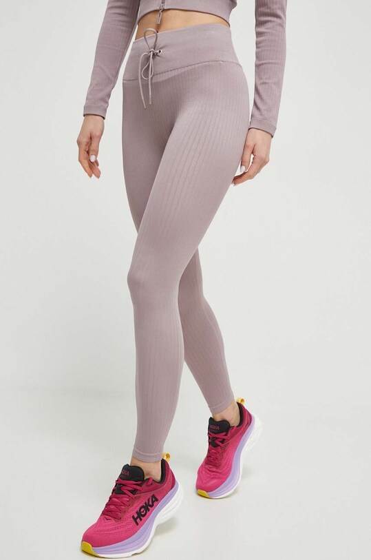 Guess legginsy z elastanem brązowy V4RB00.Z3CC0