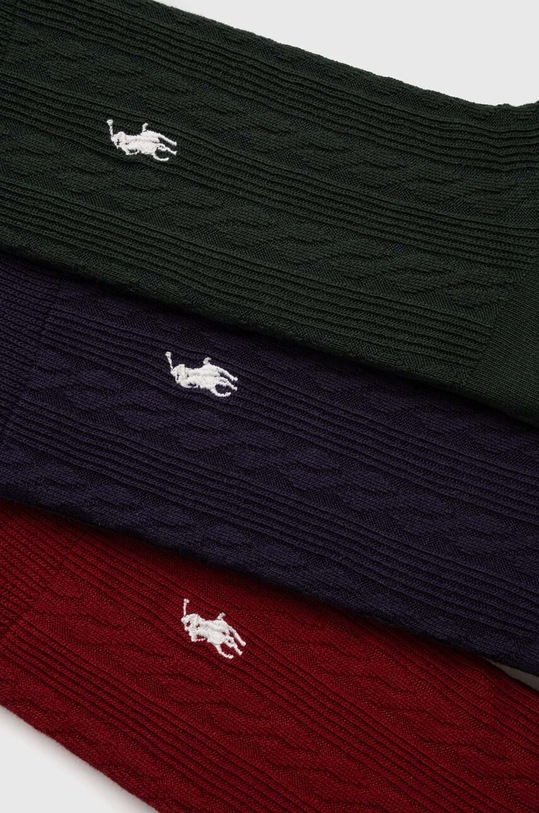 Ponožky Polo Ralph Lauren 3-pak 455923551 viacfarebná SS24