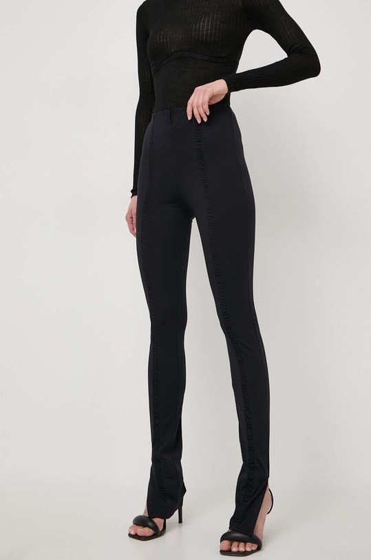 Patrizia Pepe colanti tricotaj negru 8P0574.J129